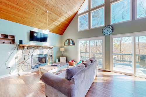 Water view home with amazing views, pool table, & EV charger