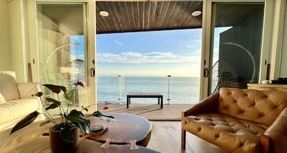 Malibu Luxury Beachfront Gallery + Private Beach Access