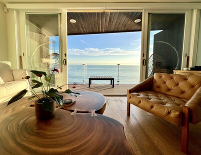 Malibu Luxury Beachfront Gallery + Private Beach Access