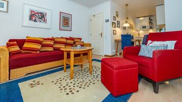 TV, DVD player, stereo