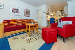 TV, DVD player, stereo