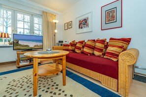 TV, DVD player, stereo