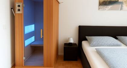 Apartment BERNSTEIN im EG mit Garten, Infrarot-Sauna - Ferienwohnung Bernstein