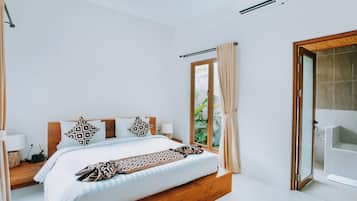 Vila premier, 1 quarto | Escrivaninha, ferros/tábuas de passar roupa, Wi-Fi de cortesia