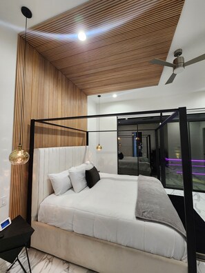 4 makuuhuonetta, silitysrauta/-lauta, Wi-Fi, vuodevaatteet