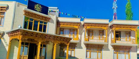 Façade de l’hébergement