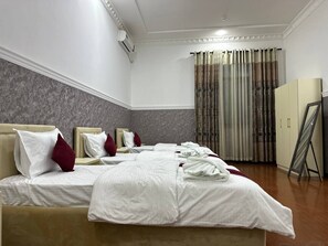 Familjerum för fyra | Sängtillbehör av högsta kvalitet, individuell inredning och unika möbler