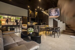 Living area - Umayam Luxury Townhouse 4 by Alfred in Bali (Canggu)