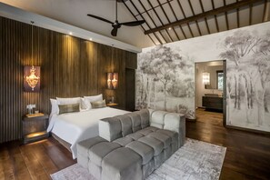 豪華別墅, 2 間臥室, 私人泳池, 泳池景觀 | 2 間臥室、高級寢具、客房內保險箱、書桌