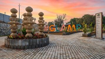 Front of property – evening/night