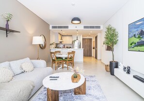 Living area - HomesGetaway-2BR Apt in 1 Residences (Dubai)