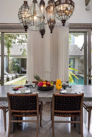 Villa, 3 Bedrooms, Smoking, Private Pool | Dining - Villa Mia in Central Canggu (Canggu)