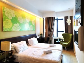 Chambre Deluxe, 1 chambre | 1 chambre, bureau, fer et planche à repasser, Wi-Fi gratuit