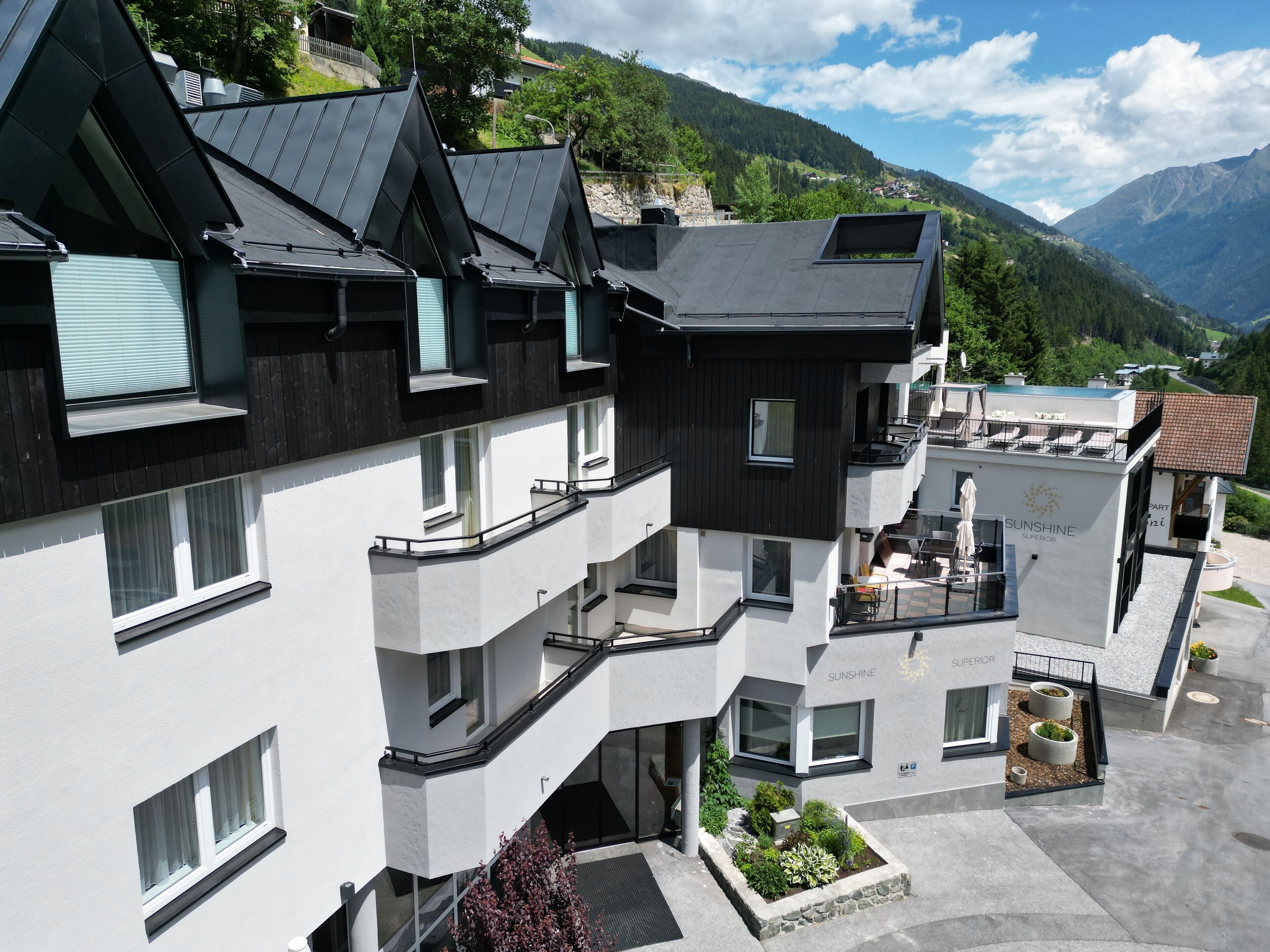 Overnatningsstedets facade