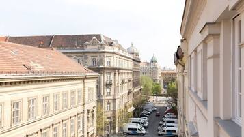 Blick von der Unterkunft
