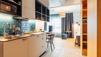 1 Schlafzimmer, Daunenbettdecken, Zimmersafe, Verdunkelungsvorhänge