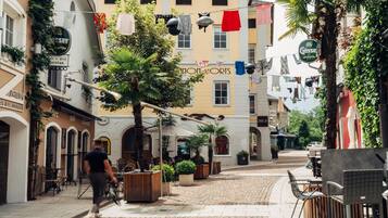 Blick von der Unterkunft