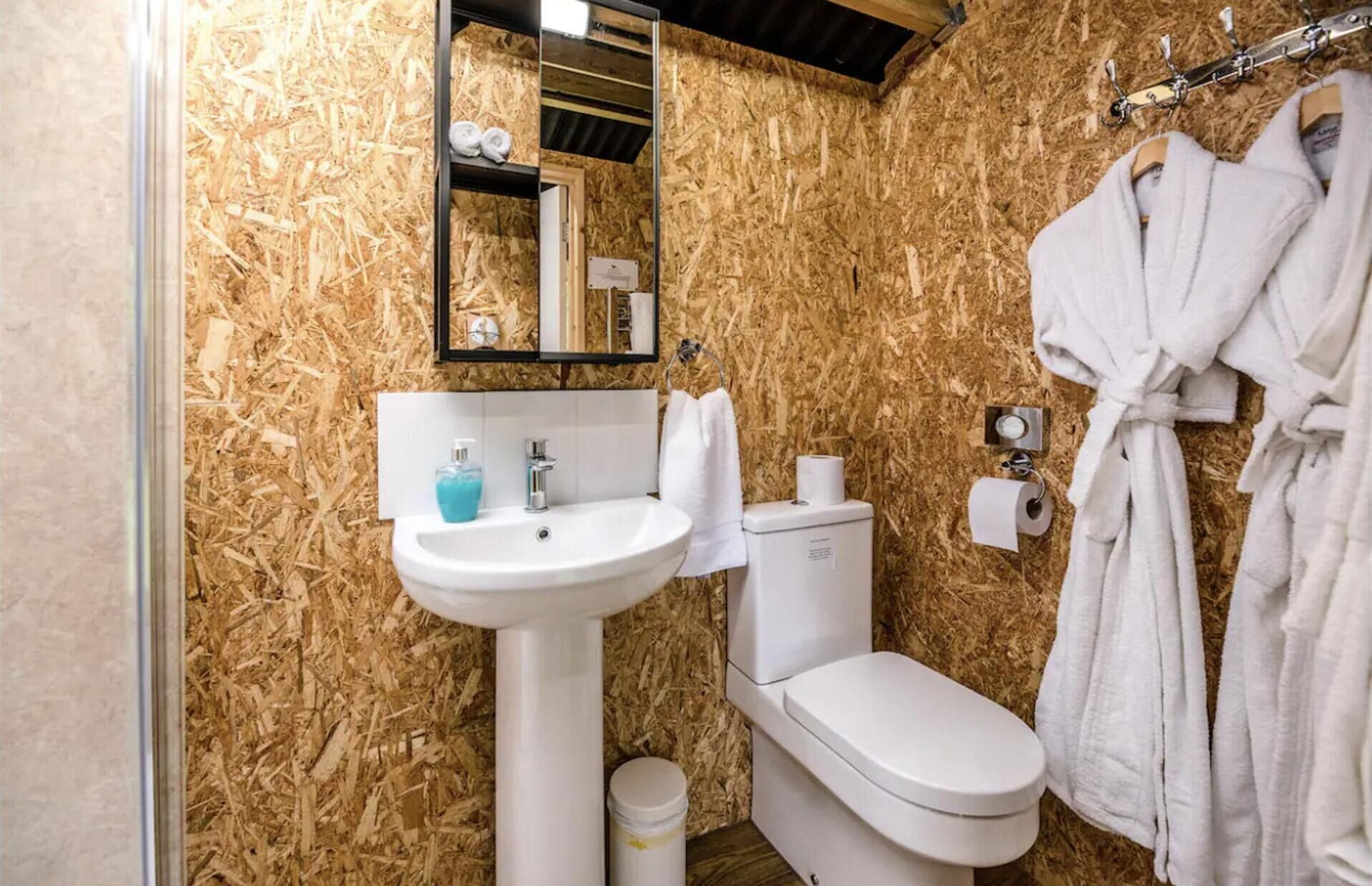 Cabin | Bathroom | Shower, hair dryer, towels