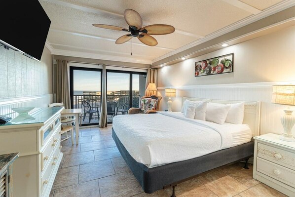 WiFi, bed sheets - Beautiful Oceanfront King Room 1st Floor Tower (Pawleys Island)