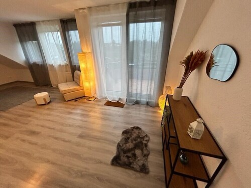 Cozy duplex apartment 74m², top-notch amenities, balcony, garage & parking space