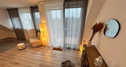 Cozy duplex apartment 74m², top-notch amenities, balcony, garage & parking space