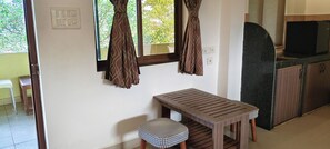 Deluxe Double Room, 1 Queen Bed | Living area - Jungle by sturmfrei Vagator (Vagator)