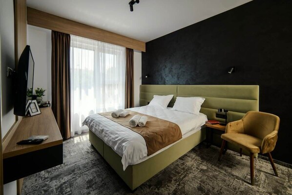 1 Schlafzimmer, Schreibtisch, Bügeleisen/Bügelbrett, WLAN