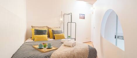 1 bedroom, iron/ironing board, travel crib, WiFi