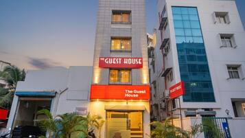 Façana frontal de l'allotjament