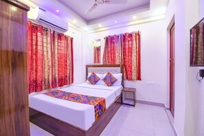 Sengetøy i egyptisk bomull, sengetøy av topp kvalitet og safe på rommet