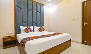 Lakens van Egyptisch katoen, luxe beddengoed, een kluis op de kamer