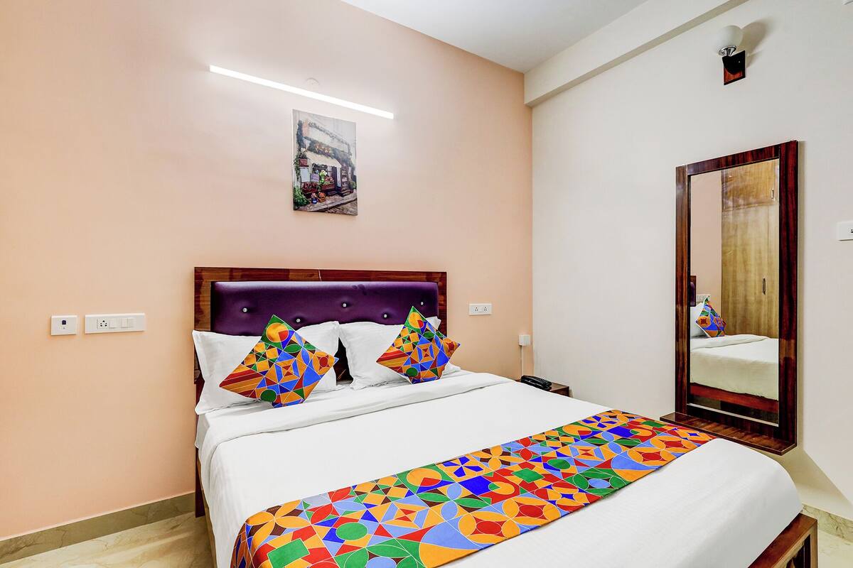 Phòng Deluxe | Bộ trải giường bằng vải cotton Ai Cập, bộ đồ giường cao cấp
