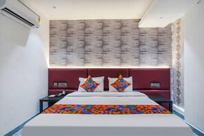 Sengetøy i egyptisk bomull, sengetøy av topp kvalitet og safe på rommet