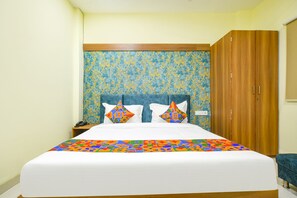 Egyptian cotton sheets, premium bedding, in-room safe - FabHotel Grand Giriraj (Indore)