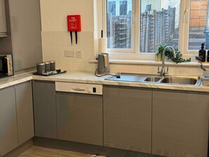 บ้านพัก | ครัวส่วนตัว | ตู้เย็น, ไมโครเวฟ, เตาอบ, เตาประกอบอาหาร