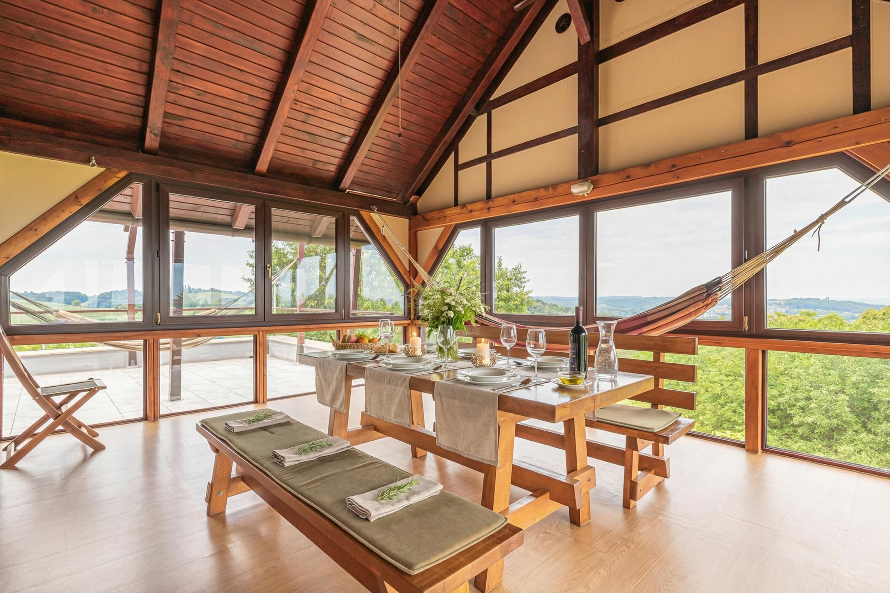 Family House, Multiple Bedrooms, Mountainside (Wellness Vineyard Cottage Boris) | Dining