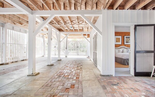 5 bedrooms, iron/ironing board, free WiFi, bed sheets - Coastal, Airy Historic Cottage on Tybee, Steps from Beach by Tybee Cottages (Tybee Island)