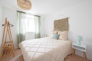 1 dormitorio, cuna de viaje, wifi y ropa de cama