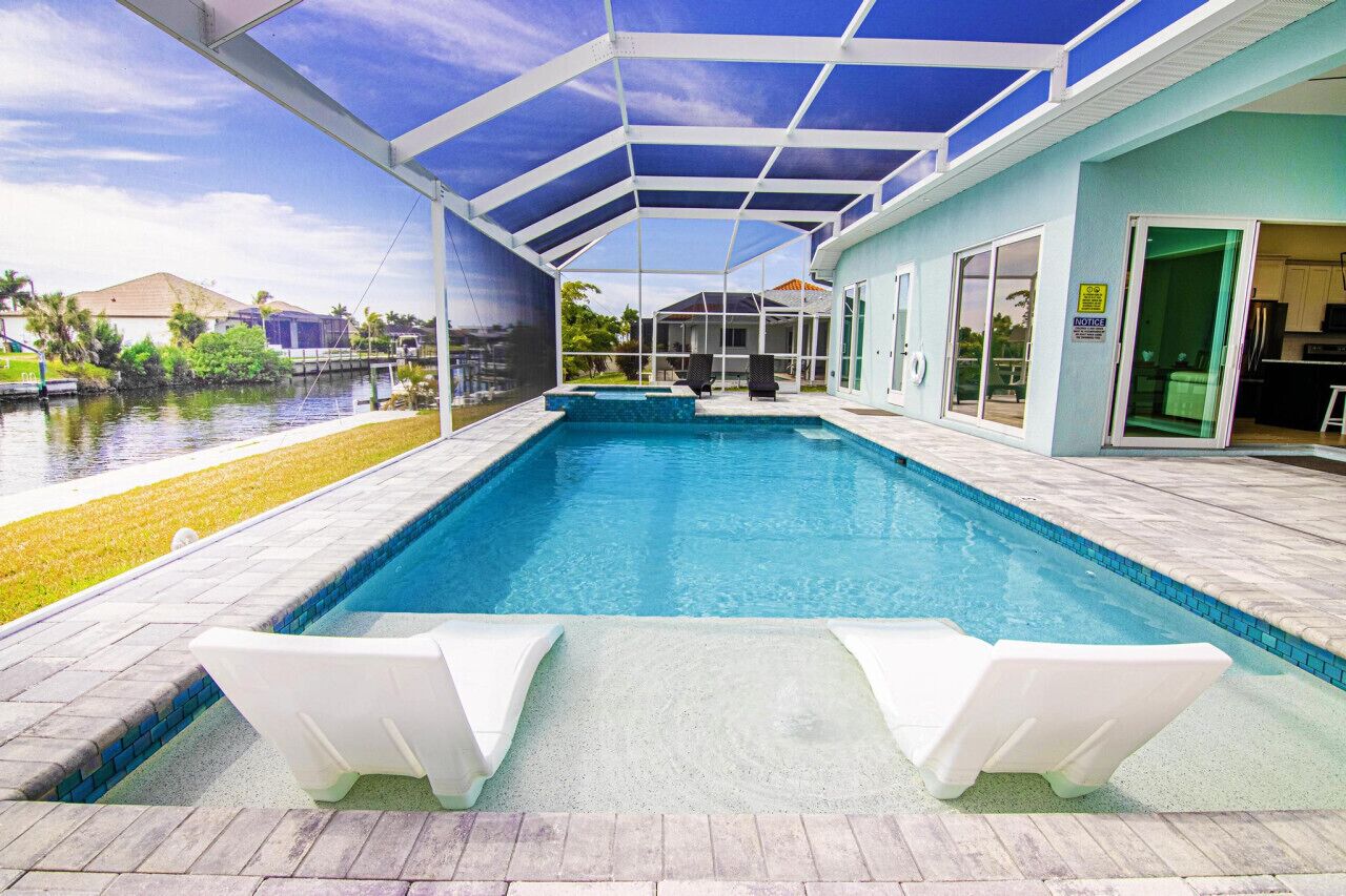 Una piscina climatizada