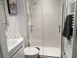 Shower, hair dryer, towels, soap - Domik, fabulous large house close to the beach and village. (Seaview)
