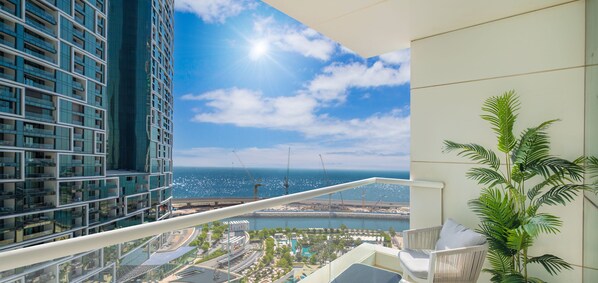 Balcony view - LUX The JBR Beach Sea View Suite (Dubai)