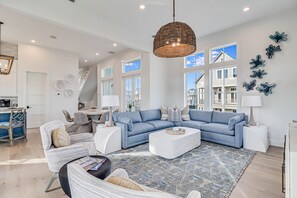 Smart TV, DVD player, books, video library - Spacious Home@Cinnamon Shore South w/ Stylish Interiors & Luxe Amenities! (Port Aransas)