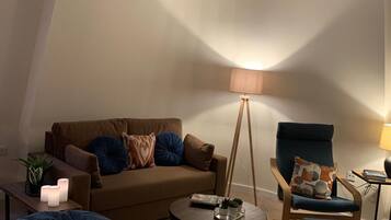 Apartment, 2 Bedrooms | Living area | LCD TV