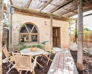 Double or Twin Room | Terrace/patio - Desert Routes Inn Shvilim ba Midbar (HaArava HaTikhona)