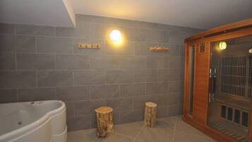 Towels, soap, toilet paper