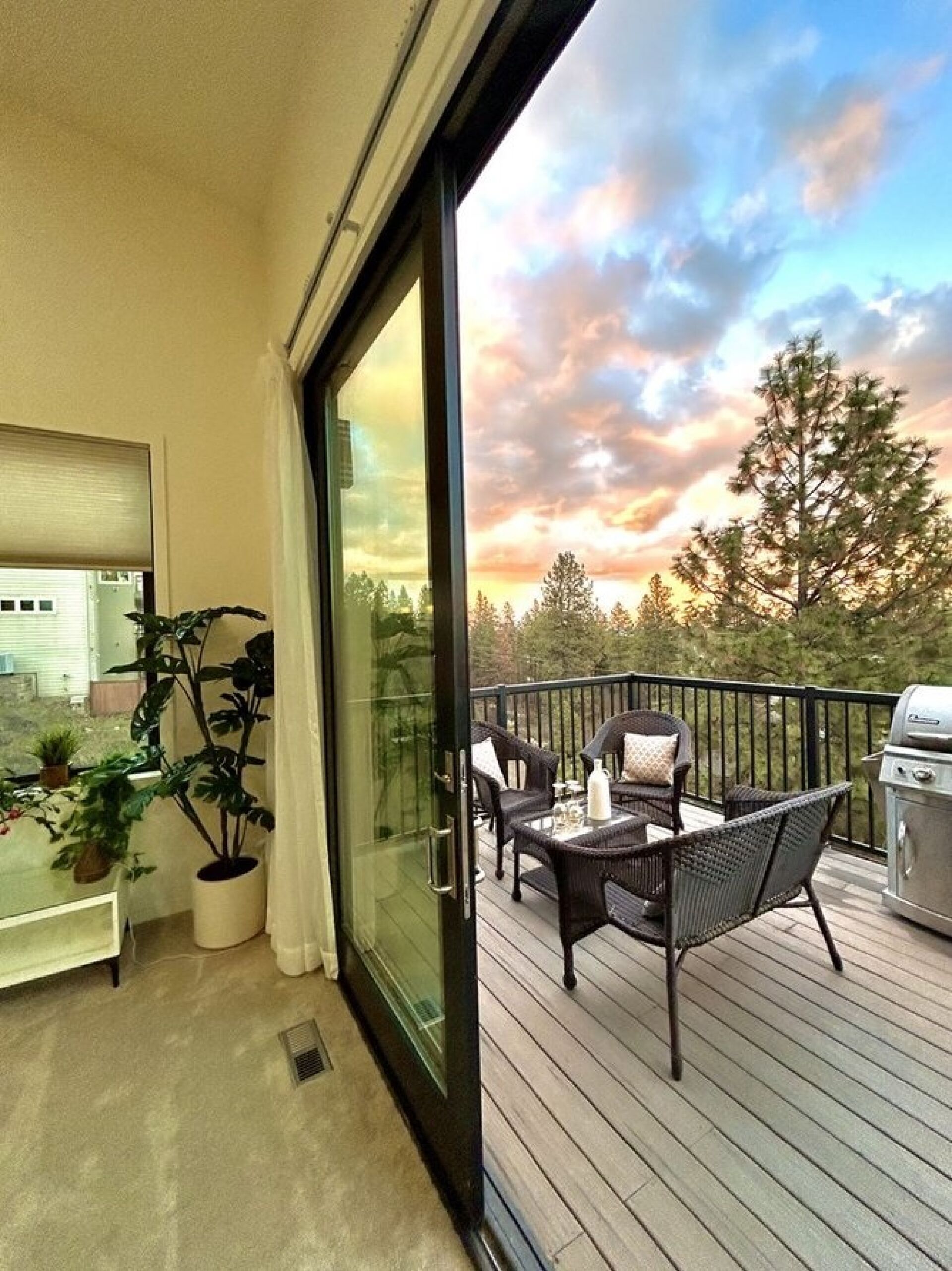Urban Forest Boho Retreat with view
