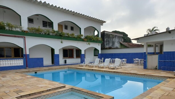 Outdoor pool - Colônia de Férias SINTIPACESP (Praia Grande)