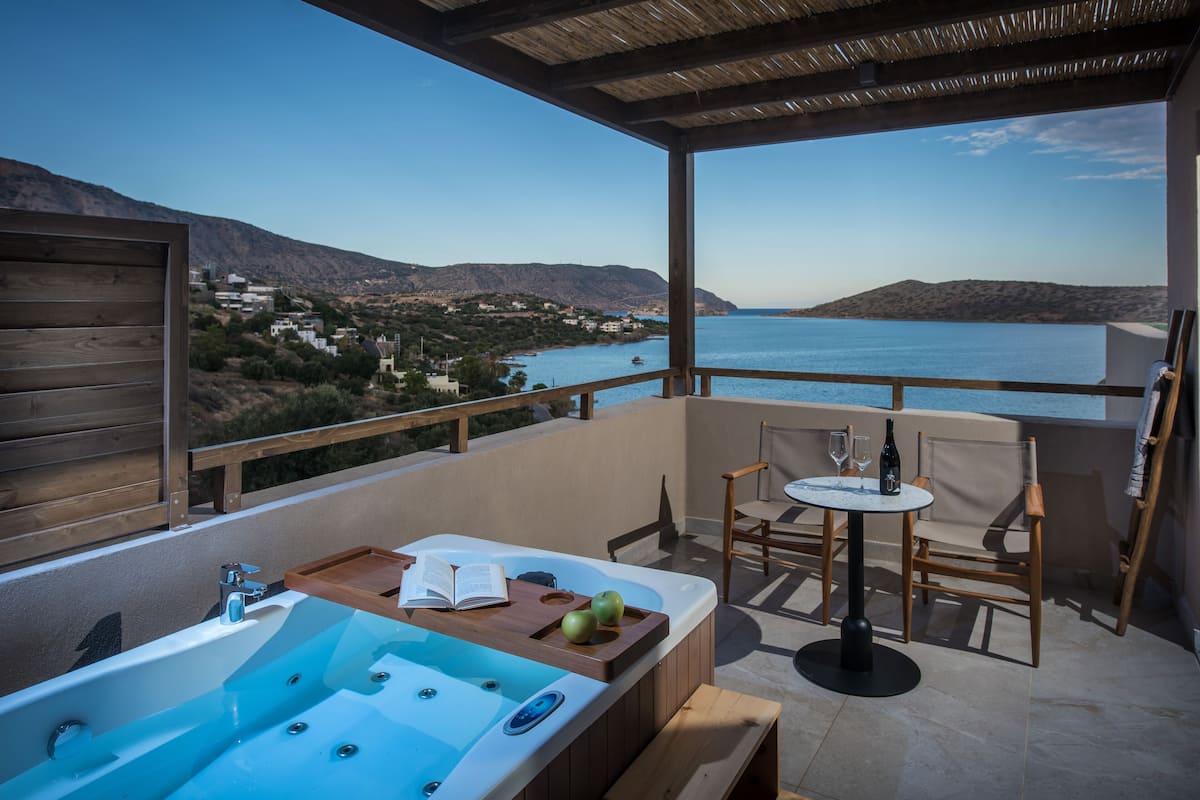 Maisonette with Jacuzzi and Sea View | Privat boblebad