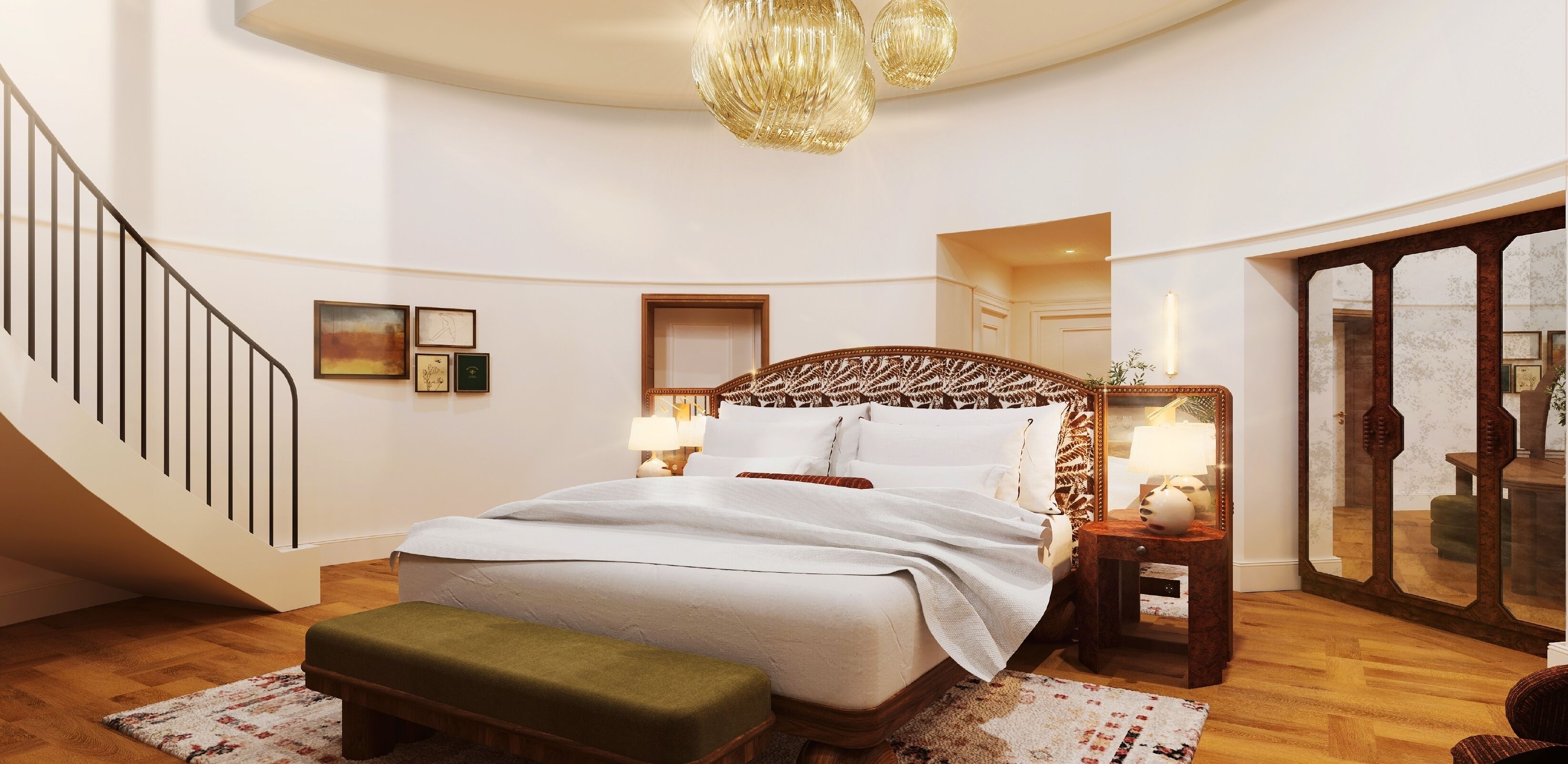 Suite Grand (Magnolia) | Ropa de cama de alta calidad, caja fuerte, escritorio