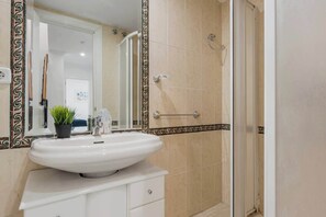Shower, hair dryer